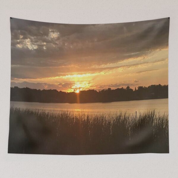 Item preview, Sundown at the Lake designed and sold by DiscGolfTees.