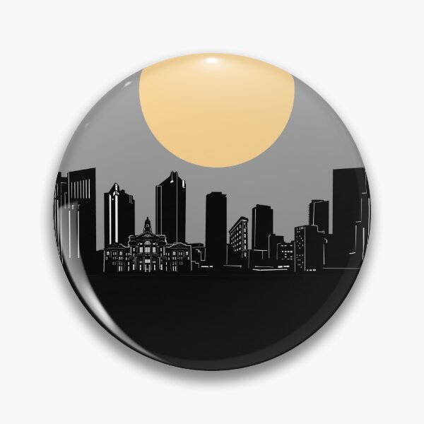 Item preview, fort worth skyline minimal designed and sold by BekimART2.