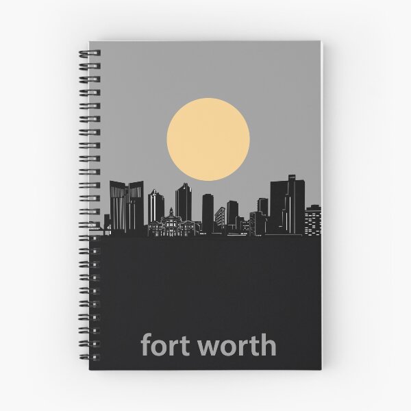 Item preview, fort worth skyline minimal designed and sold by BekimART2.