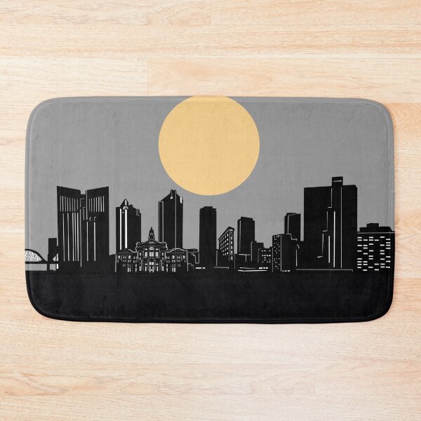 Item preview, fort worth skyline minimal designed and sold by BekimART2.