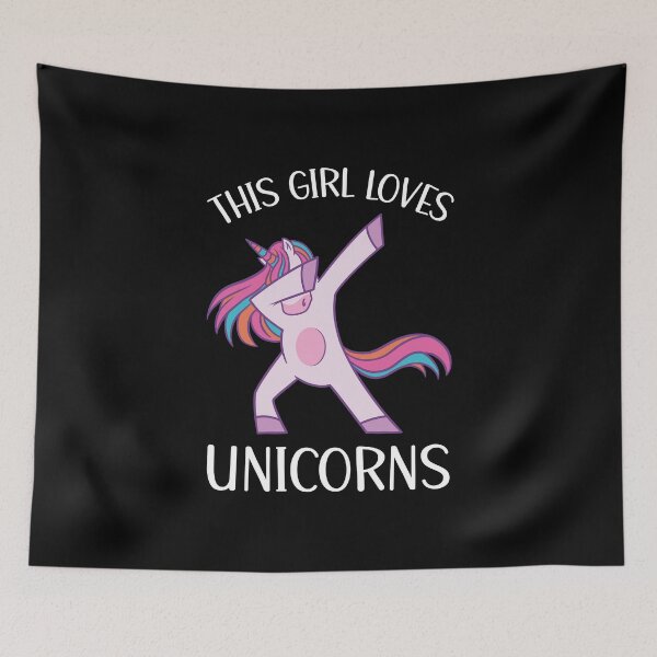 Item preview, This Girl Loves Unicorns designed and sold by OnepixArt.