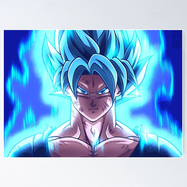 Desenho do Goku super sayajin blue/ssjgssj