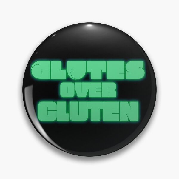 Item preview, Glutes Over Gluten - Green designed and sold by miTeless seDign.