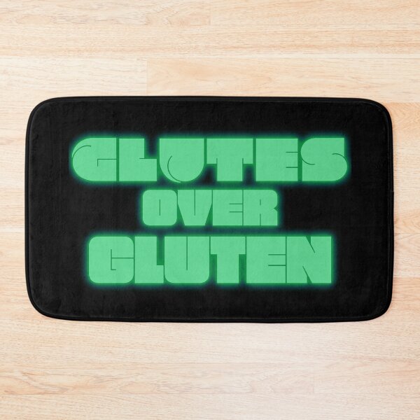 Item preview, Glutes Over Gluten - Green designed and sold by miTeless seDign.