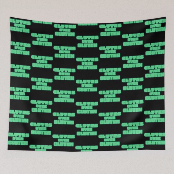 Item preview, Glutes Over Gluten - Green designed and sold by miTeless seDign.