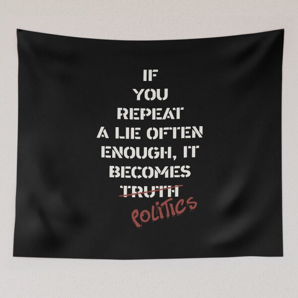 Item preview, Unclean politics saying truth designed and sold by DAGHO.