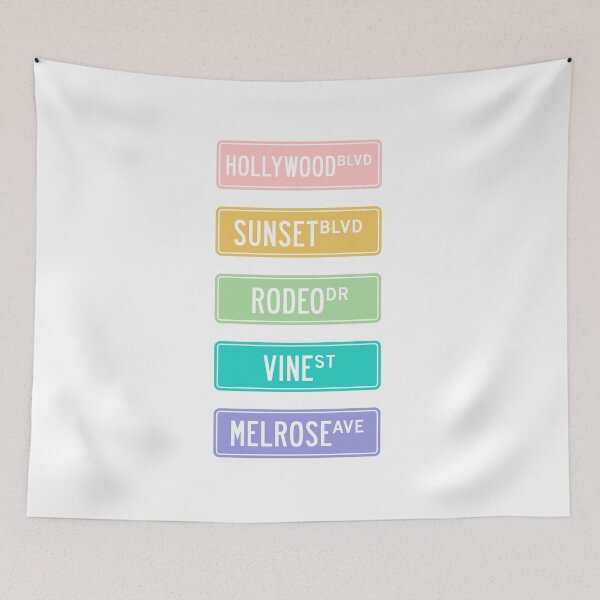 Item preview, LA street sign sticker pack designed and sold by annacush.
