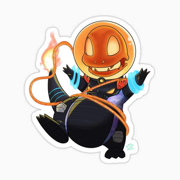 Cosmic Ghostmander Sticker