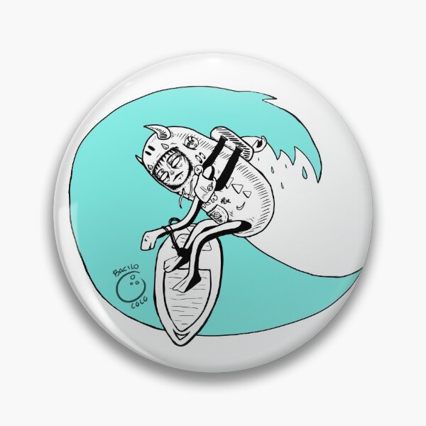 Item preview, Amantes del surf y del mar designed and sold by Bacilococo.