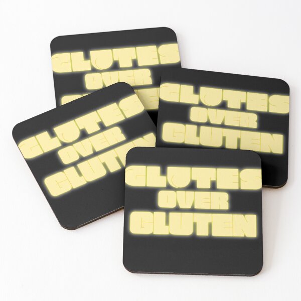 Item preview, Glutes Over Gluten - Yellow designed and sold by miTeless seDign.