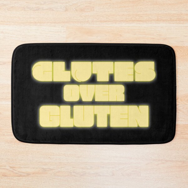 Item preview, Glutes Over Gluten - Yellow designed and sold by miTeless seDign.
