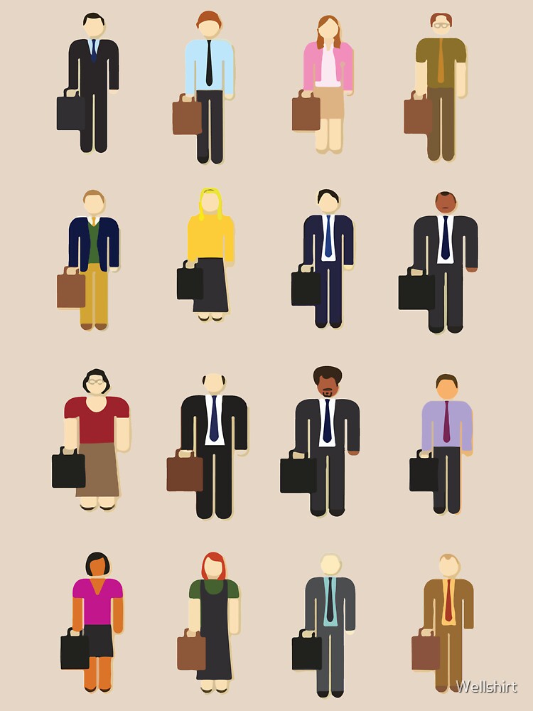 The Office: Characters by Wellshirt