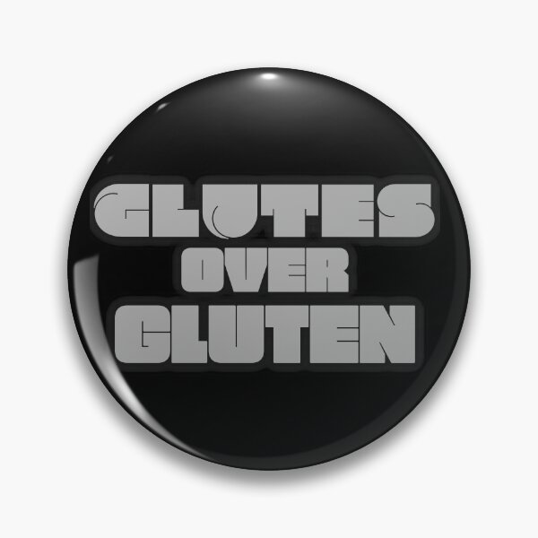 Item preview, Glutes Over Gluten - Grey designed and sold by miTeless seDign.