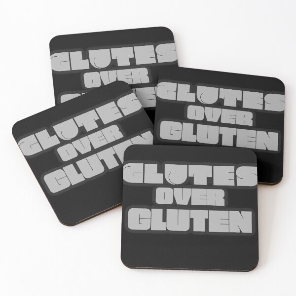 Item preview, Glutes Over Gluten - Grey designed and sold by miTeless seDign.