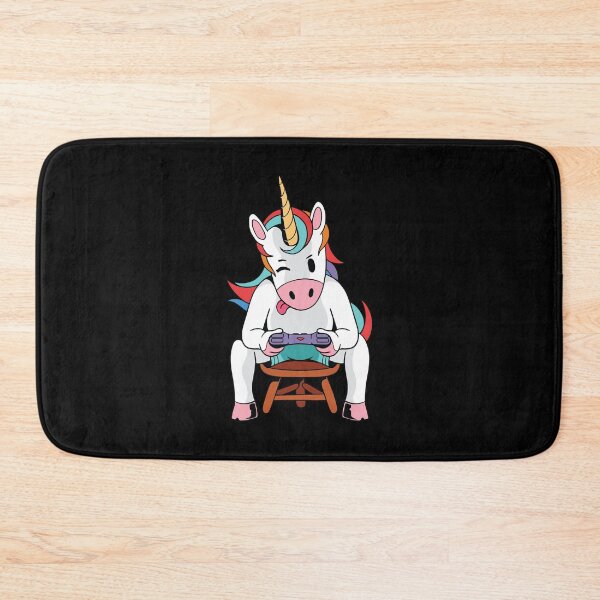Item preview, Cute Unicorn Gamer  designed and sold by OnepixArt.