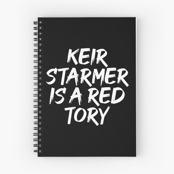 Item preview, Keir Starmer Is A Red Tory - Labour, Anti-Keir, Anti-Tory, Margaret Thatcher, Political, Politics, Anti-Government, Anti-Thatcher - White Text Design designed and sold by LittleBitDarker.