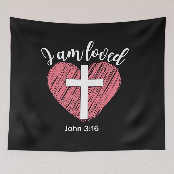 Item preview, I am loved designed and sold by Lilaclown.