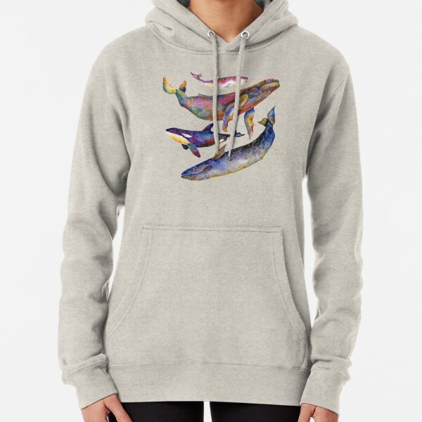 Four Whales Pyramid Pullover Hoodie