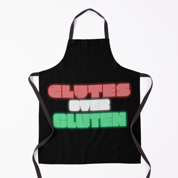Item preview, Glutes Over Gluten - Maroon/White-Grey/Green designed and sold by miTeless seDign.