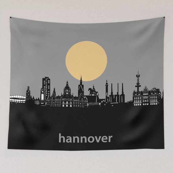 Item preview, hannover skyline minimal designed and sold by BekimART2.