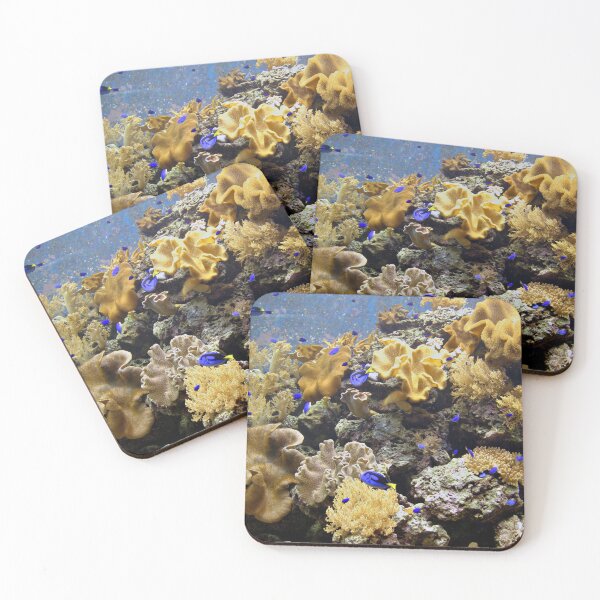 Item preview, Ocean Calling - Blue Tangs in Coral Reef designed and sold by CheraeLynn.