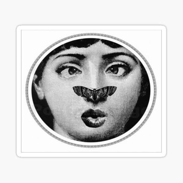Der Fornasetti-Schmetterling - Lina Cavalieri Sticker
