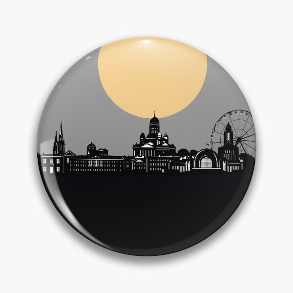 Item preview, helsinki skyline minimal designed and sold by BekimART2.