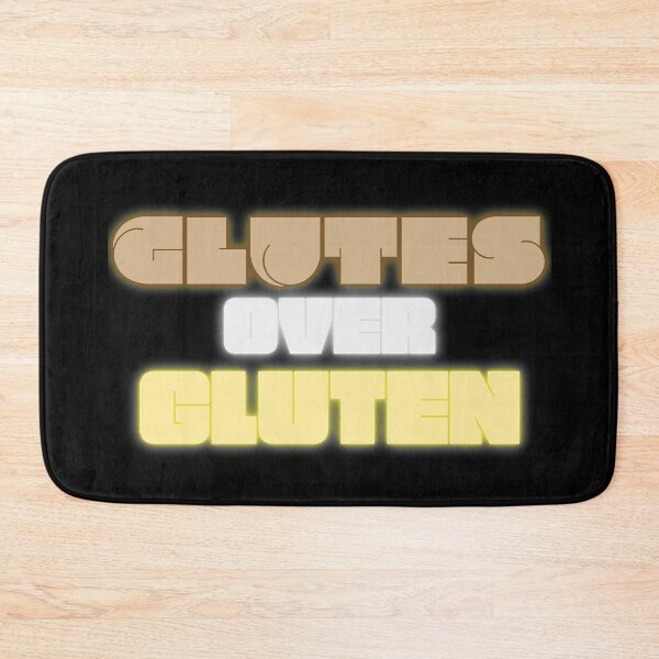 Item preview, Glutes Over Gluten - Brown/White-Grey/Yellow designed and sold by miTeless seDign.