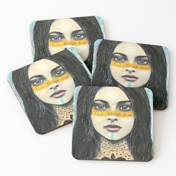 Item preview, Live Laugh Love Warrior Woman designed and sold by sigrunsartcave.