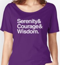 Serenity, Courage & Wisdom Women's Relaxed Fit T-Shirt