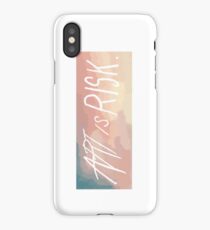 Art is Risk. iPhone Case