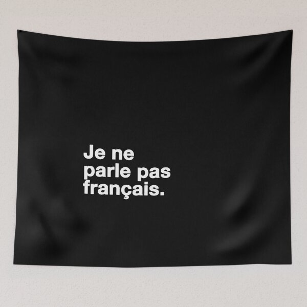 Item preview, Je ne parle pas français designed and sold by grapehateswine.