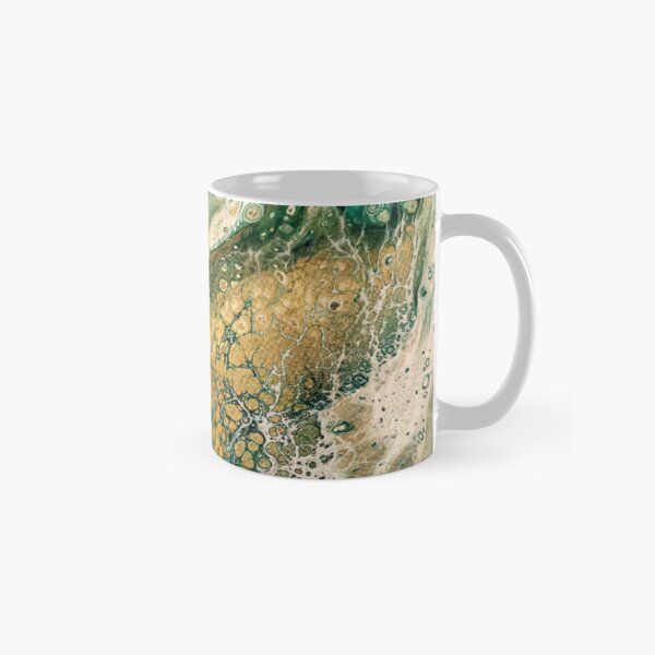 Emerald Gold Elements Classic Mug