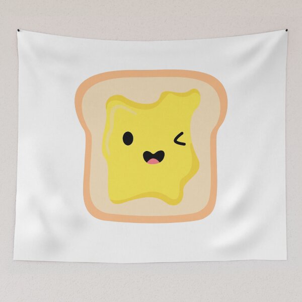 Item preview, Cute Banana Jam Bread! - Kawaii Sticker Design designed and sold by sweetpeanut.