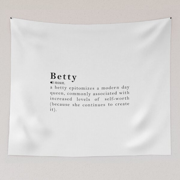 Item preview, Betty Name Definition Meaning designed and sold by peachyline.
