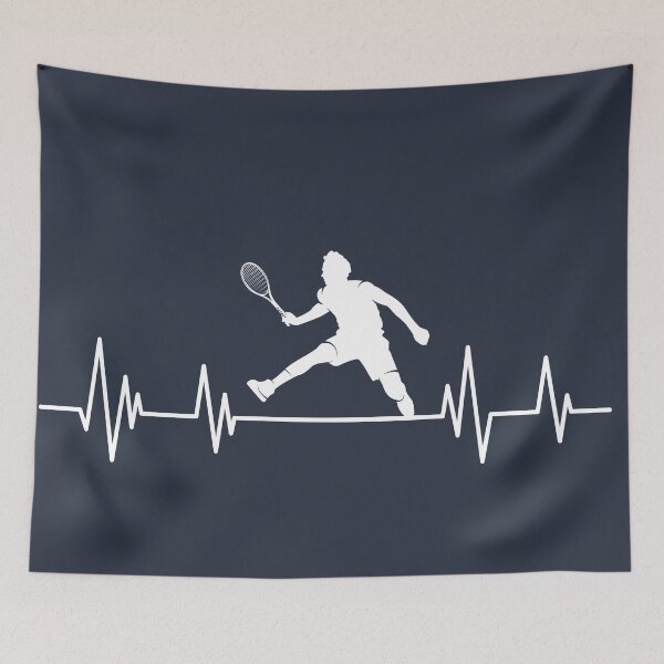Item preview, Tennis Heartbeat, tennis lover Heartbeat tennis ball designed and sold by ELmezz.