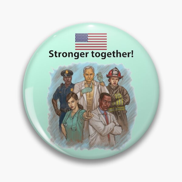Item preview, america's heroes pin designed and sold by anakins princess.