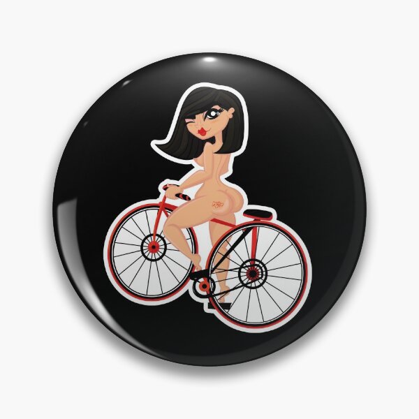 Artikelvorschau, Rotes Bike Pin-Up! entworfen und verkauft von MLKLOVE.