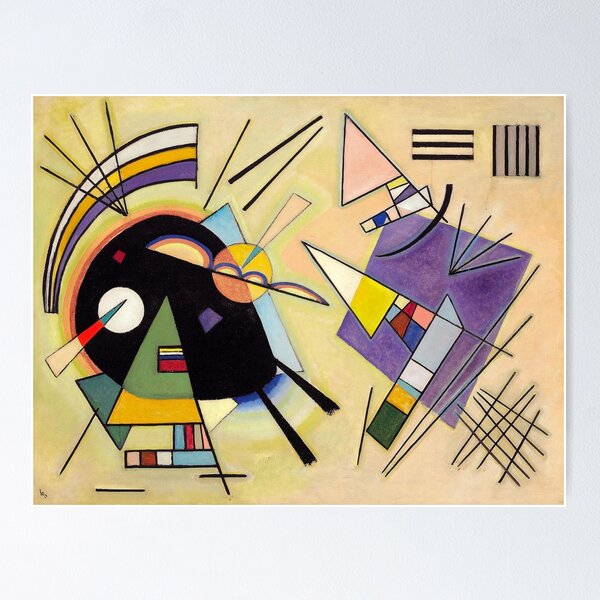 Item preview, Wassily Kandinsky Black and Violet, Black and Violet designed and sold by LazyHatter.
