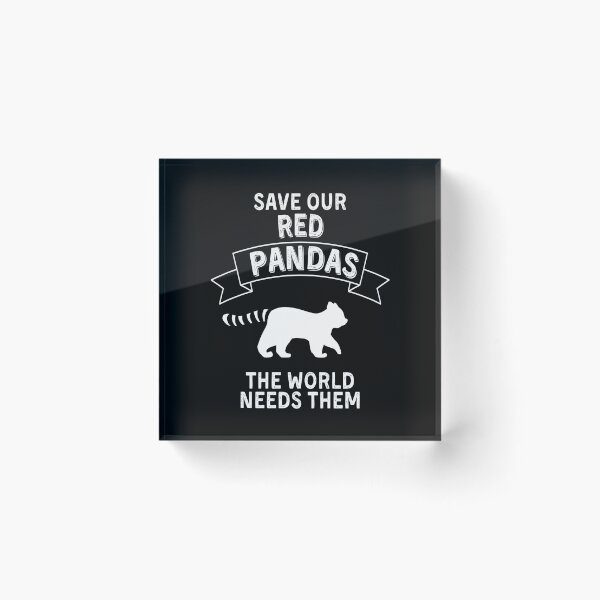 Item preview, Save the Red Pandas, Red Panda Lovers designed and sold by Cute  Pawz.