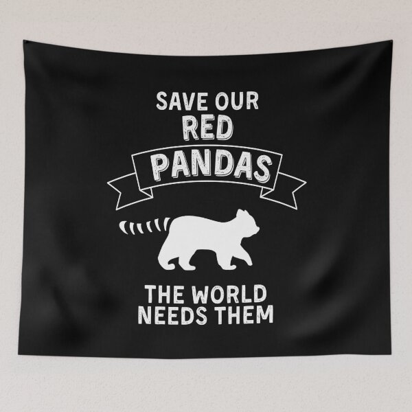 Item preview, Save the Red Pandas, Red Panda Lovers designed and sold by Cute  Pawz.