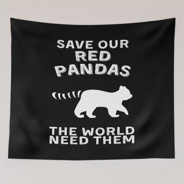 Item preview, Save the Red Pandas, Red Panda Lovers designed and sold by Cute  Pawz.
