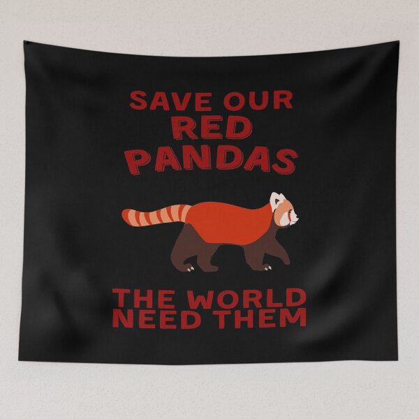 Item preview, Save the Red Pandas, Red Panda Lovers designed and sold by Cute  Pawz.