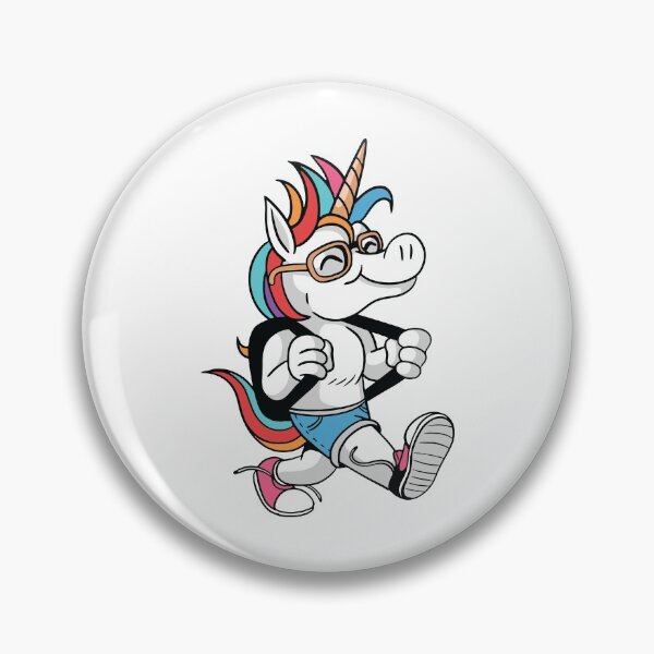 Item preview, Cute Unicorn With School Bag  designed and sold by OnepixArt.