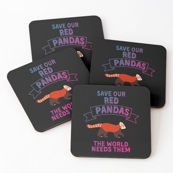 Item preview, Save the Red Pandas, Red Panda Lovers designed and sold by Cute  Pawz.