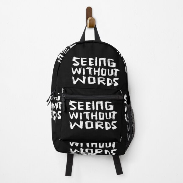 Item preview, seeing without words, bold hand lettering designed and sold by badlydrawnbabe.