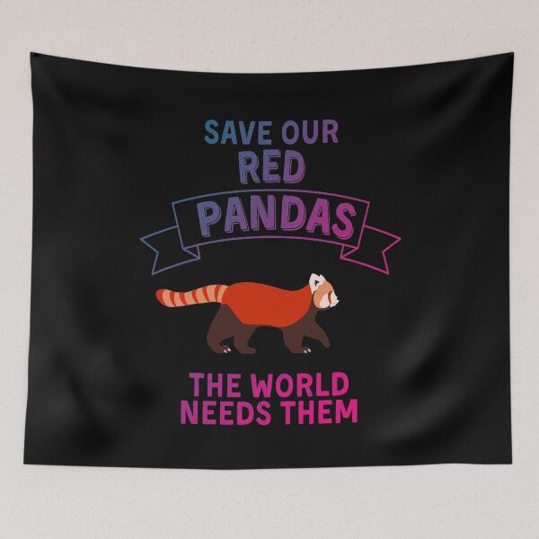 Item preview, Save the Red Pandas, Red Panda Lovers designed and sold by Cute  Pawz.