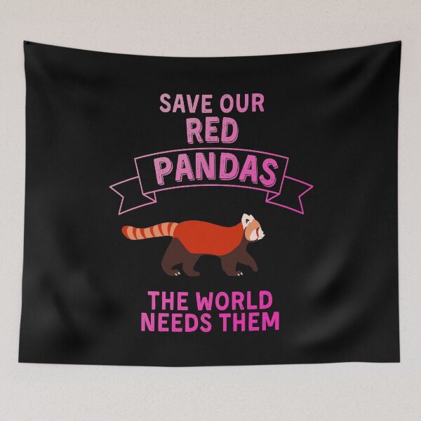 Item preview, Save the Red Pandas, Red Panda Lovers designed and sold by Cute  Pawz.