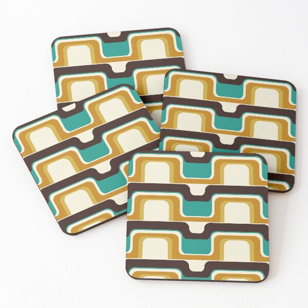 Item preview, Mid-Century Modern Meets 1970s Teal designed and sold by MonstersMashU.