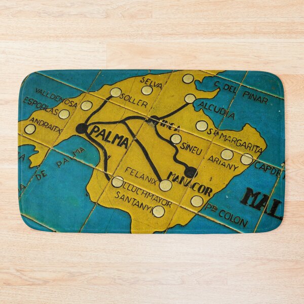 Item preview, MALLORCA - SPAIN - MALLORCA - MAP - PALMA - MANACOR  designed and sold by Tropical Blood.